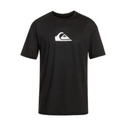 Quiksilver Solid Streak T-Shirt Schwarz/weiß