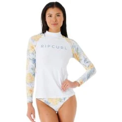 Rip Curl Always Summer UPF 50+ Damen Langarmshirt Weiß