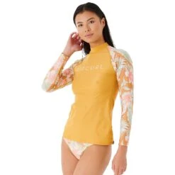 Rip Curl Always Summer UPF 50+ Damen Langarmshirt Gelb