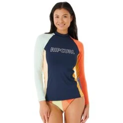 Rip Curl Day Break LS UPF Damen Langarmshirt Marineblau