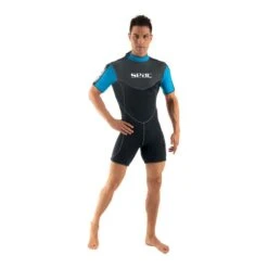 Seac Sense Neoprenanzug Kurz 2,5 Mm Schwarz/blau