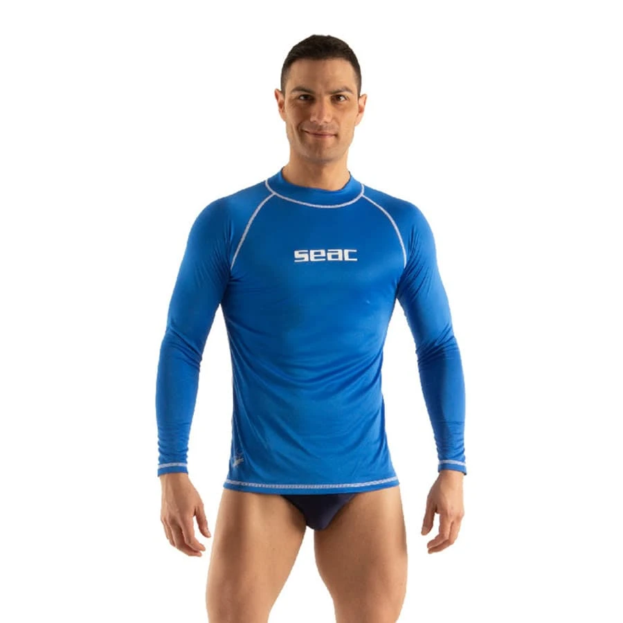 Seac T-Sun Langarmshirt Blau/weiß