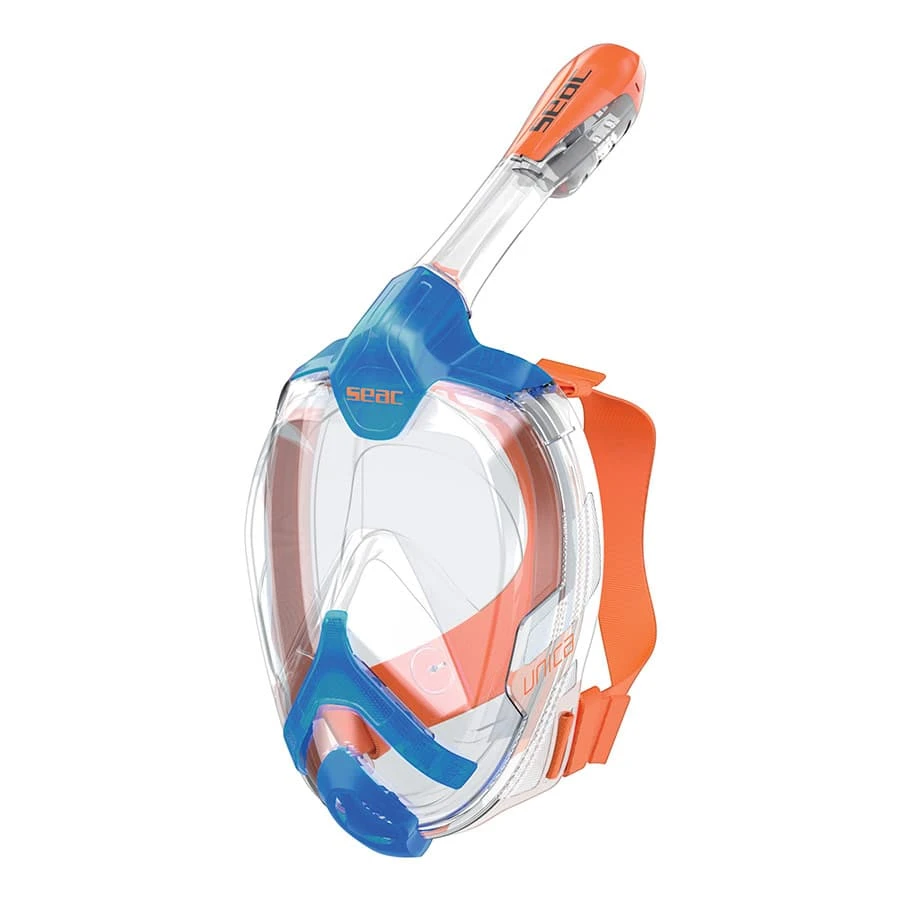 Seac Única Kinder Taucherbrille Blau/orange
