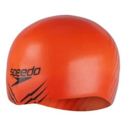 Speedo Fastskin Schwimmkappe Orange/schwarz