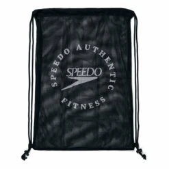 Speedo Classic Printed Mesh Tasche Schwarz/weiß