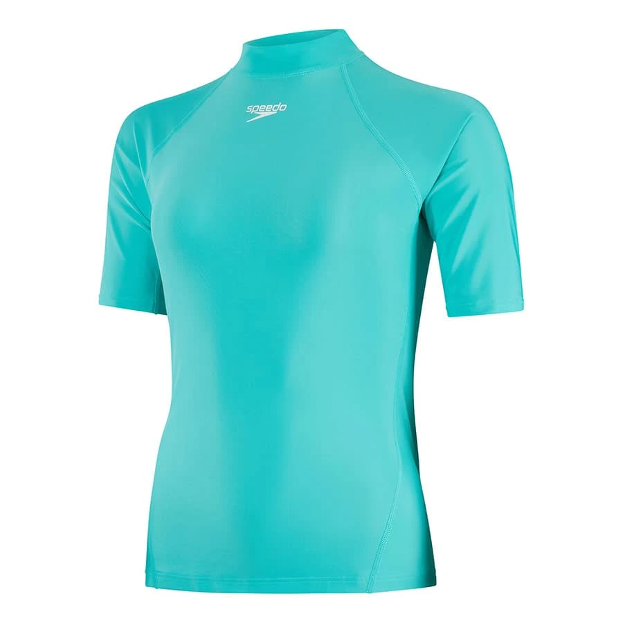 Speedo Rash Top Damen T-Shirt Türkisblau