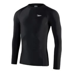 Speedo Rash Langarmshirt Schwarz
