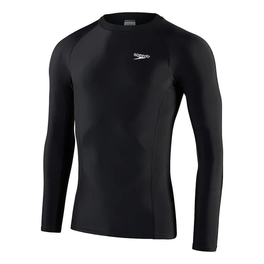 Speedo Rash Langarmshirt Schwarz