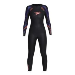 Speedo Proton Damen Neoprenanzug Schwarz/lila