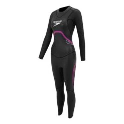 Speedo Proton Thinswim Damen Neoprenanzug Schwarz/rosa