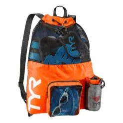TYR Big Mesh Mummy 40L Rucksack Orange/blau