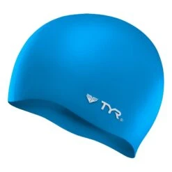 Badekappe TYR Silikon Cap Blau