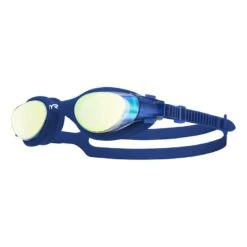 TYR Vesi Schwimmbrille Marine Mit Goldverspiegelten Gläsern
