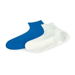 Zoggs Latex Pool Schwimmsocken Blau/weiß