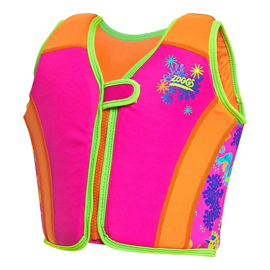 Zoggs Sea Unicorn Swimsure Kinder Schwimmweste Rosa/orange